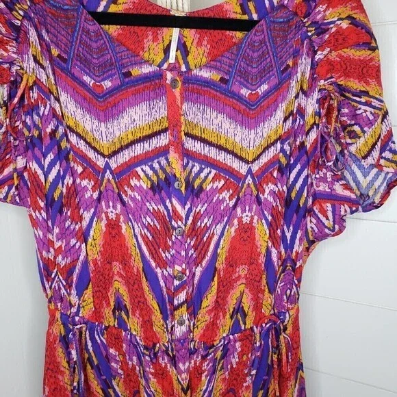 Free People Dream All Night Romper Lilac Small - Picture 6 of 9